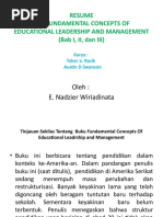 Download Resume Buku The Fundamental Concepts of Educational Leadership and Management Bab I II dan III by Nadzier Wiriadinata SN30672541 doc pdf