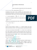 Metode 4 Persamaan Linear Penggunaan Faktor Integrasi 