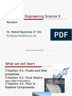 Mechanical Engineering Science 5: Revision