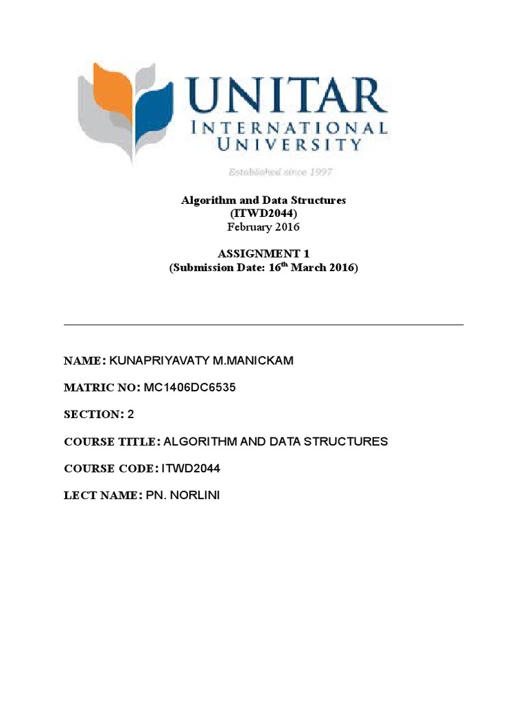 Algorithm and Data Structure | PDF | Computers