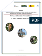 Manual de Guía de Turismo de La Costa Caribe de Nicaragua