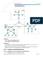 10.2.1.8 Packet Tracer - Web and Email Instructions