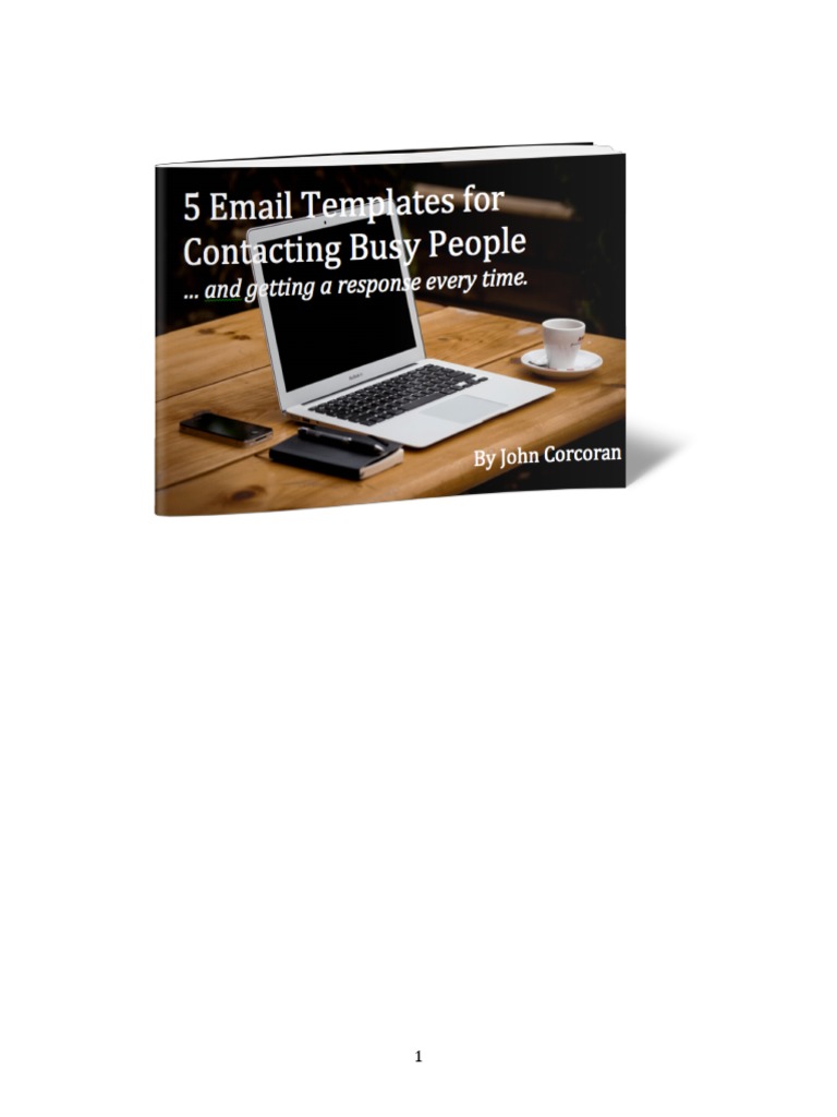 5 Email Templates v3 | PDF | Blog | Twitter