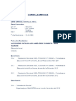 Curriculum vitae