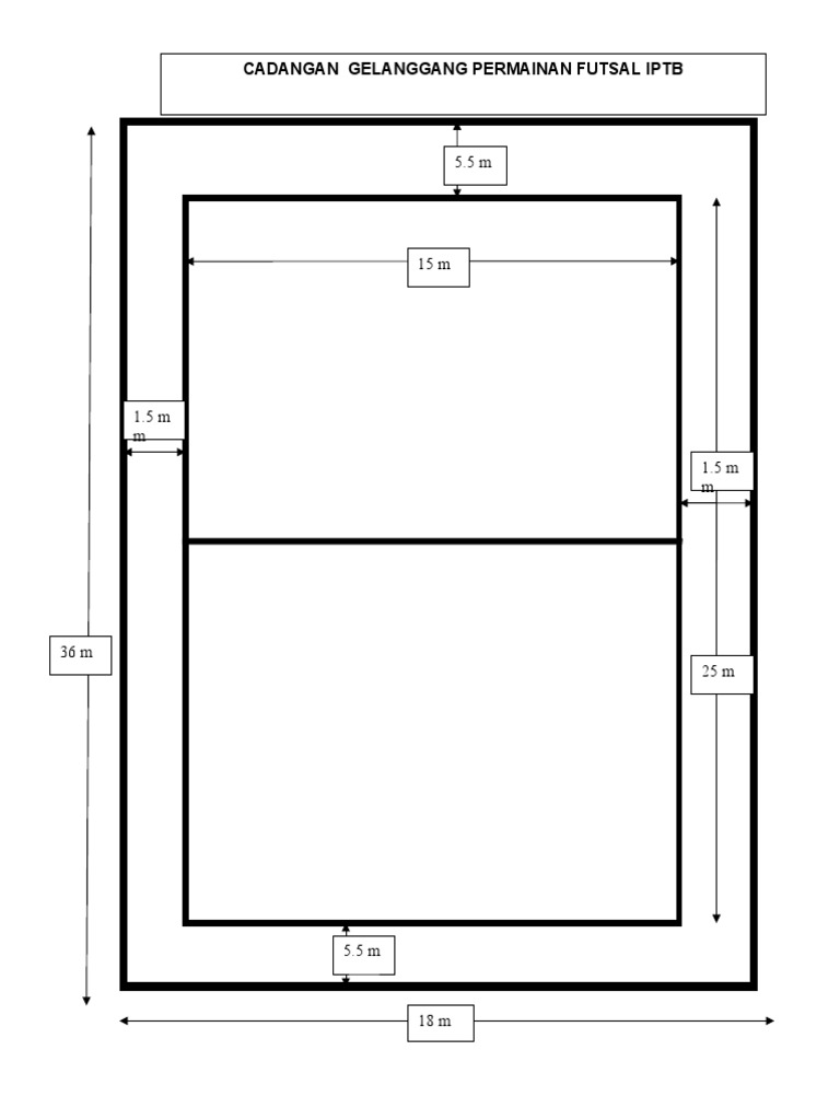 Ukuran Gelanggang Futsal Pdf