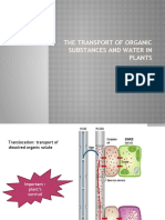 The Transport of Organic Substances