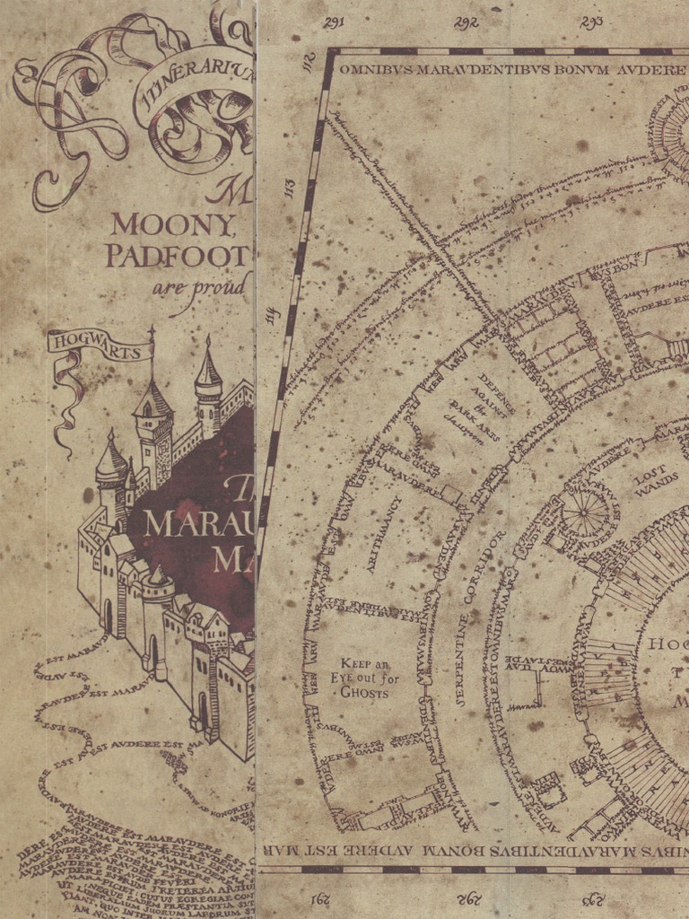 Mapa del Merodeador | Harry Potter