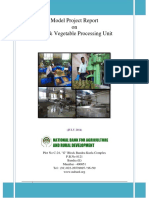 Medium Fruit and Vegetable Processing Unit