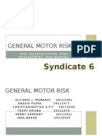 General Motor Risk Final