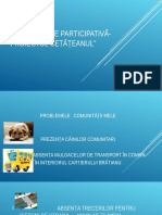 DemocraȚie Participativă - Proiectul CetĂȚeanul - Odp