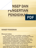 Konsep Dan Pengertian Pendidikan