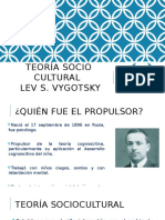 Teoría Sociocultural Lev Vigotsky Psicologia Educativa