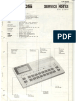 Roland TR-505 Service Notes
