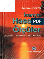 Imam Gazali - Inancda Hassas Olculer - Text PDF