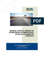 Diseño de Carreteres Bajo Volumen Peru