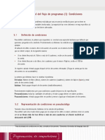 Lectura 2 - Control Del Flujo de Programas I - Condiciones