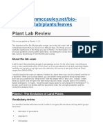 Plant Lab Review