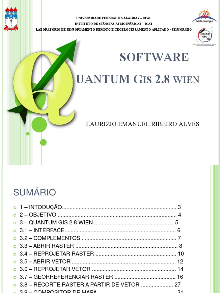 Tutorial Qgis Para Iniciantes 2015 Pdf Sistema De Informações