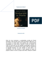 Imitacion de Maria - Tomas de Kempis PDF