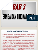 BUNGA DAN TINGKAT BUNGA