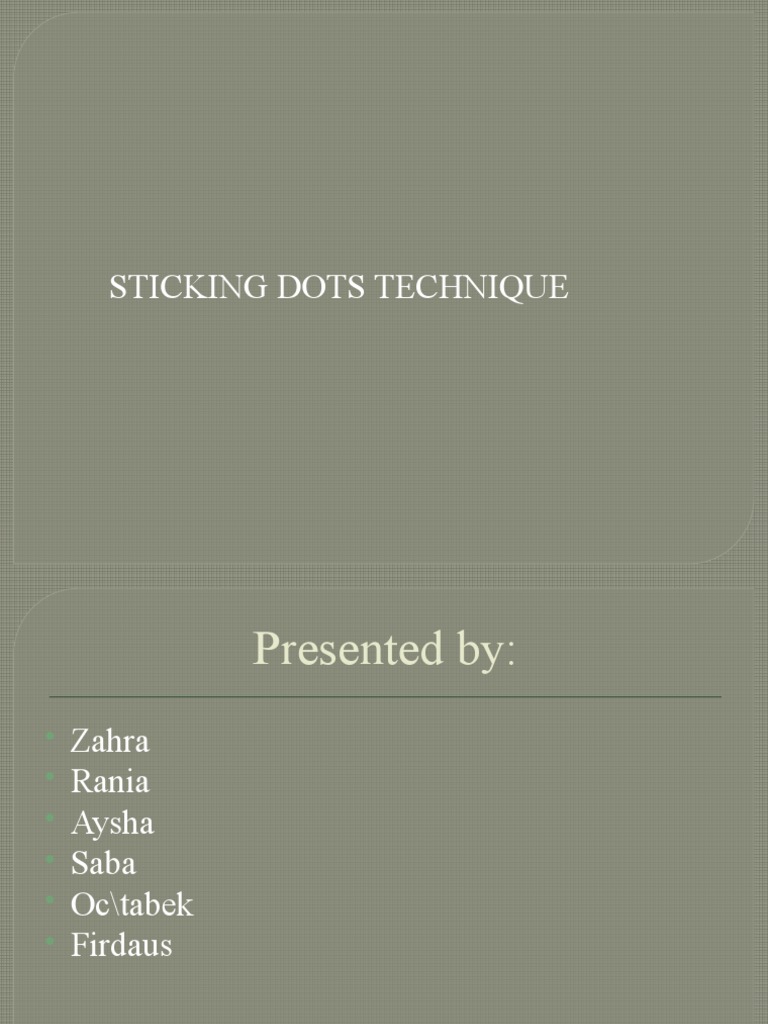 Sticking Dots Technique for Problem Solving | PDF | Business Process ...