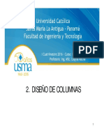 Diseño Estructural II - Diseño de Columnas