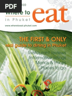 Download Where to Eat Phuket May - June 2010 by wheretoeat-phuketcom SN30678333 doc pdf