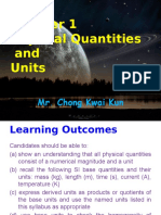 As Chapter 1 Physical Quantities and Units