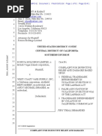 Download RonicaHoldingsDeadmau5vWestCoastVapeSupply-trademarkcomplaintpdfbyMarkHJaffeSN306787446 doc pdf