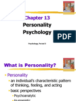 Chapter 13 Personality Psychology