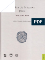 (1781) Kant - Critica de La Razon Pura - Mario-Caimi-FCE