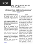 Brain Computing Interfacing - Technical Report PDF