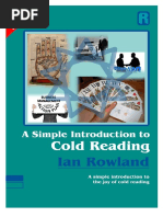 A Simple Introduction to Cold Reading