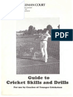 cooleman court guide to cricket skills and drills
