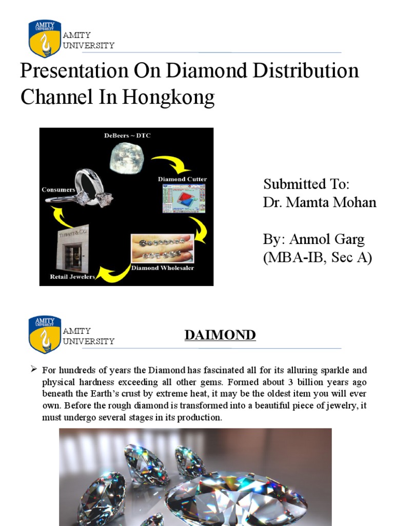 Diamond Distribution in Hong Kong | PDF | Diamond | Retail