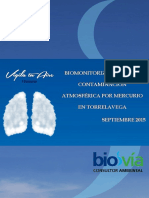 Biomonitorización de la contaminación atmosférica por mercurio en Torrelavega