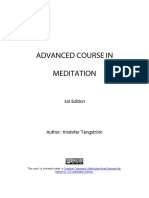 Advanced Course in Meditation