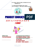 Proiect Educational 1 Iunie