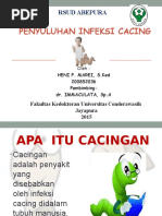 Download PENYULUHAN INFEKSI CACINGppt by Fraymun Wambrauw Arwam SN306804610 doc pdf