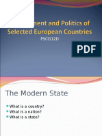 European Politics and Government