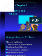 Strategic Analysis and Choice Techniques