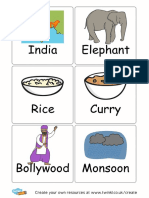 T CR 214 Sen India Vocab Cards