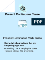 Present Continuous Tense New