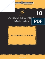 Biltegiratze Lanak