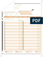 IELTS Reading Answer Sheet