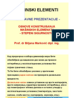 ME I, Stepeni Sigurnosti PDF