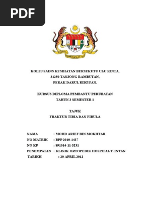 Case Study Orthopedik Pdf