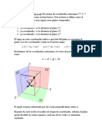 Sistema cartesiano, cilíndrico y esférico