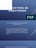 Estructura de Directorios Sistemas Operativos