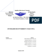 Entidades de Inversion Colectiva